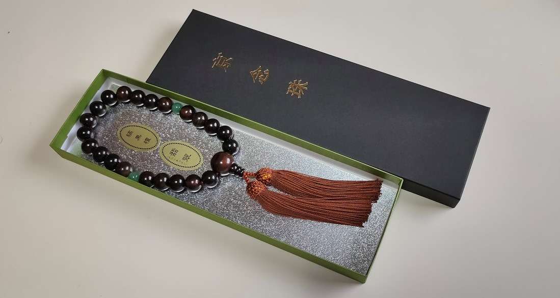 京念珠縞黒檀 売り切れ